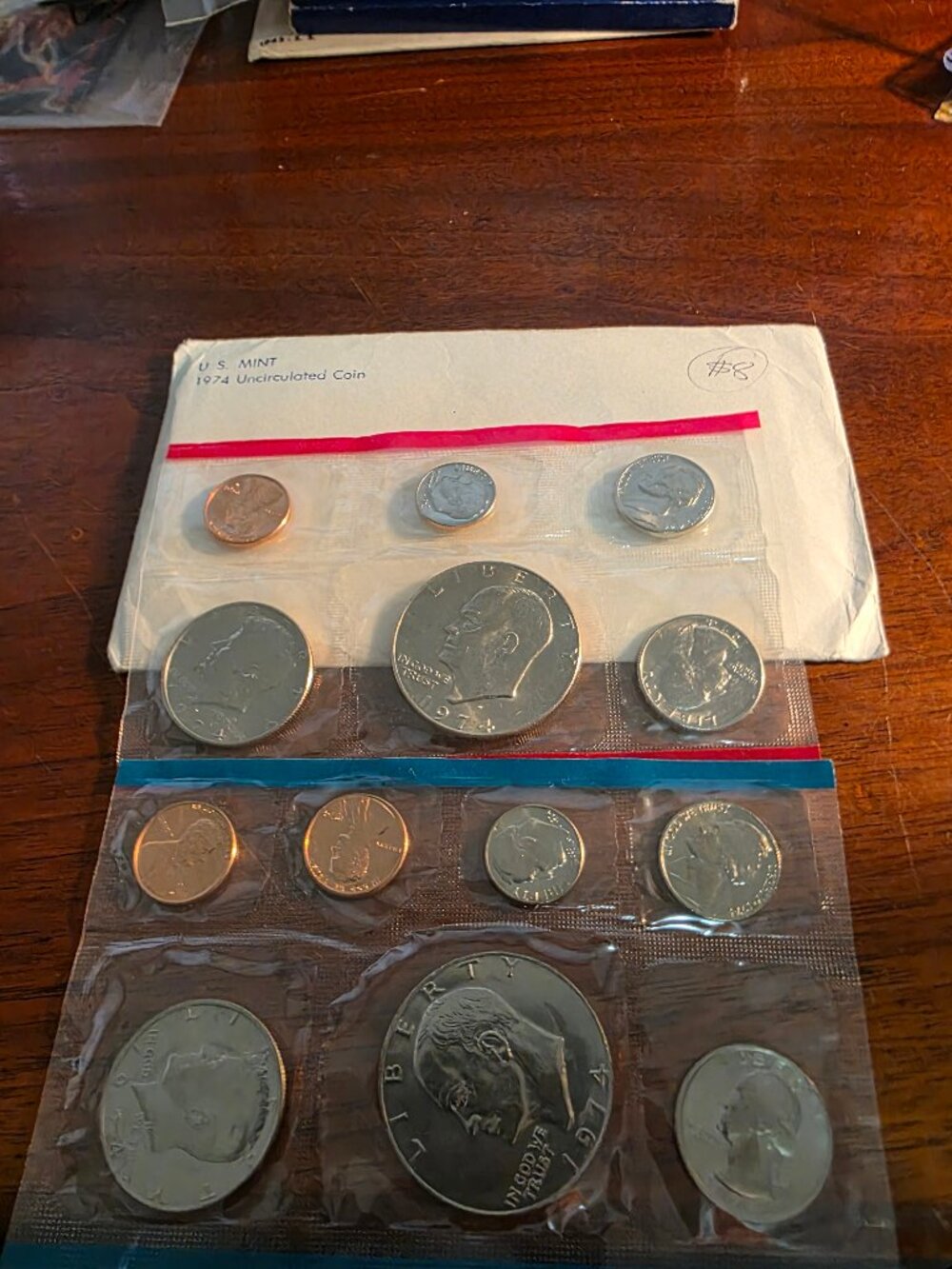1974 UNITED STATES MINT UNCIRCULATED COIN SET P/D